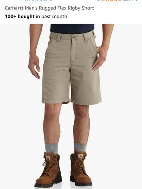 Carharrt relaxed fit rugged flex rigby short